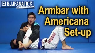 Jiu Jitsu Techniques  Armbar with Americana Setup [upl. by Pandolfi405]