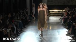 RICK OWENS SS 2015 collection [upl. by Ahseid]