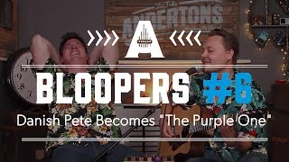 Bloopers 6  Danish Pete Becomes quotThe Purple Onequot [upl. by Ardnaid]