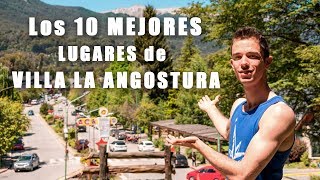 Los 10 MEJORES LUGARES de VILLA LA ANGOSTURA [upl. by Ravid]