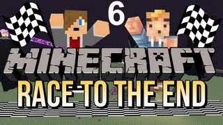 Lets Race Minecraft Road To The End Deel 6  Das Pech Huisje Weg [upl. by Derby]