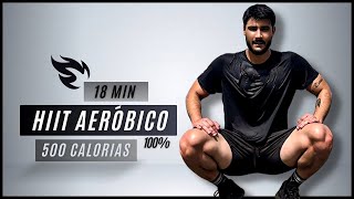 Treino FÁCIL para Emagrecer Rápido  100 AERÓBICO  🔥500 Calorias em 18 minutos [upl. by Hammel]