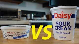 Creme Fraiche vs Sour Cream  Which To Use amp Why [upl. by Etrem]