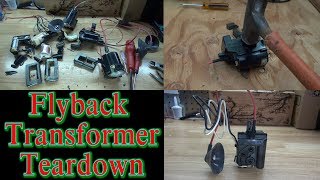 Flyback Transformer Teardown [upl. by Dnomaid]