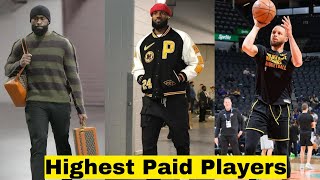 Top 10 Highest Paid NBA Players 2024  NBAs Highest Paid Players Right Now [upl. by Sugar]