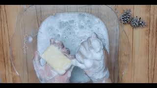 ASMR Lathering Soap Dermythol Green Package [upl. by Johannessen]