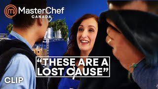 Andre Let Down The Team  MasterChef Canada  MasterChef World [upl. by Amehsyt]