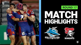 Knights v Sharks  Round 17 2020  Telstra Premiership  NRL [upl. by Fiedler]