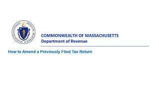 How to Amend a Previously Filed Tax Return [upl. by Seuqram]