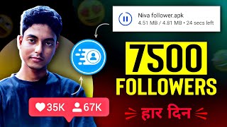 Niva Follower App se instagram par Follower kaise badhaye  niva follower app unlimited coins [upl. by Alodee]