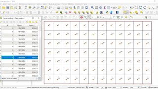 🔴 QGis  Créer un quadrillage de placettes dans un périmètre de reboisement avec Qgis [upl. by Amaerd]