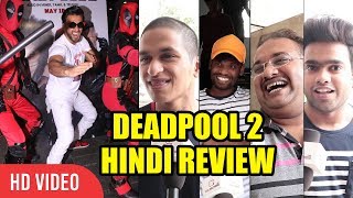 Deadpool 2 Hindi Review  Ranveer Singh  Bhuvan Bam  Deadpool 2 Review [upl. by Cleary]