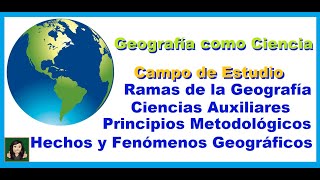 Geografía como ciencia  Campo de Estudio [upl. by Sigvard]