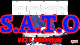 SATOOzzy Osbourneguitar TABタブ譜のPDFは説明欄から [upl. by Auqeenwahs]