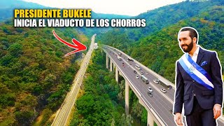 Nayib Bukele cumple ya inicio la construcción del viaducto de los Chorros en El Salvador [upl. by Corabelle]