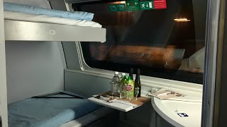 Riding New Nightjet Sleeper Train Zurich  Berlin in Sleeping Car [upl. by Lucic]