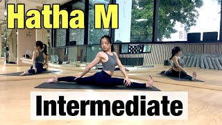 Hatha M  Intermediate yoga 😄 hathayoga intermediate [upl. by Virgilia]