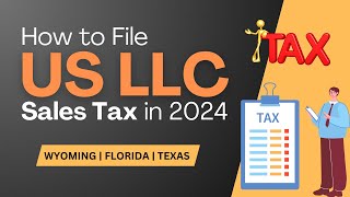 How to File US LLC Sales Tax in 2024  Complete Guide  Wyoming  Florida  Texas [upl. by Ocir]