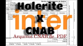 CNAB a partir de holerite  banco Inter [upl. by Cowan608]