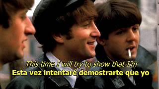 Ill Be Back  The Beatles LYRICSLETRA Original [upl. by Louis]