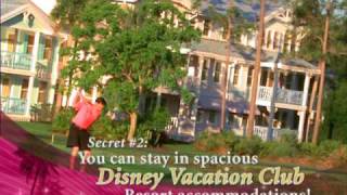 Disney World Vacation Planning 2009 Disney Vacation Secrets Sneak Peek [upl. by Decca]