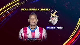 Hero ISL  Fikru Lemessa Atletico De Kolkata [upl. by Donata]