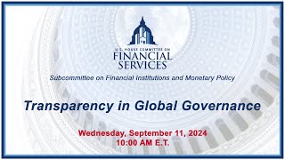 Transparency in Global Governance EventID117629 [upl. by Noedig574]