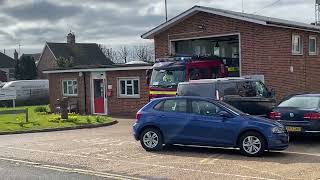 East Sussex Fire amp Rescue Service Hailsham retained Fire Station Turn out [upl. by Alamac]