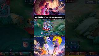 Kagura 1 Vs 5 Intense Match Kagura Gameplay mlbb mobilelegends kagura kairi mlbbsavage [upl. by Spieler]