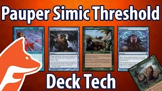 Pauper Simic Threshold Deck Tech  A Guide for Magic The Gathering [upl. by Amathist]