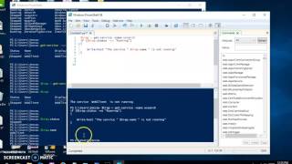 PowerShell Start stop service automation script  Part 1 [upl. by Einttirb149]