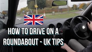 How to drive on roundabouts  UK Driving Tips [upl. by Leduar]