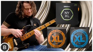 DADDARIO BASS STRINGS COMPARISON [upl. by Sulamith]