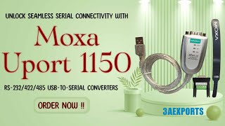 quotUnlock Seamless Serial Connectivity with Moxa UPort 1150 Your USBtoSerial Solutionquot [upl. by Pangaro311]