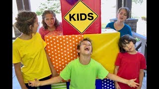 Hide and Seek Rainbow Lockers with Sign Post Kids and Mommy [upl. by Adiam]