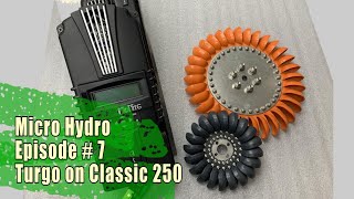 Micro Hydro  32 spoon Turgo on Classic 250 [upl. by Edgardo]