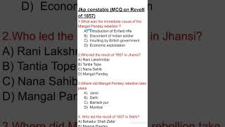 JKP CONSTABLE ke liya important MCQ of modern history 💯 shorts jkssbmcq [upl. by Aihsyt]