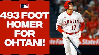 493 FEET Shohei Ohtani is UNREAL He absolutely DEMOLISHES his 30th homer of the year 大谷翔平ハイライト [upl. by Meuse]