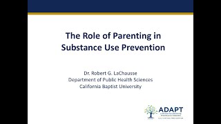 The Role of Parenting in Substance Use Prevention [upl. by Oxley600]