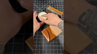 Testing out a new leather conditioner bestleathercare leathertallow leatherasmr leathercare [upl. by Yeslrahc]