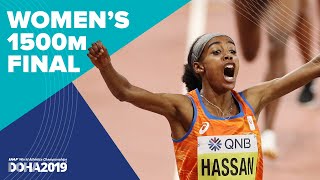 Womens 1500m Final  World Athletics Championships Doha 2019 [upl. by Notsur]