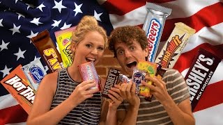 AUSTRALIANS TRYING AMERICAN CANDY [upl. by Atekahs291]