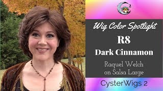 CysterWigs Color Spotlight R8 Dark Cinnamon by Raquel Welch on Salsa Large [upl. by Ientruoc]