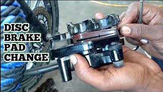 Disc Brake Pad Change Avenger150  Ck Biker [upl. by Annail]