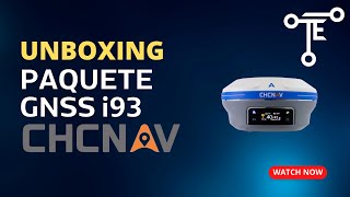 UNBOXING GNSS MODELO i93 CHCNAV [upl. by Razec]