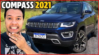 AVALIAÇÃO JEEP COMPASS LIMITED 2021  O GRANDE PROBLEMA DA VERSÃO 4X4 DIESEL [upl. by Dall543]