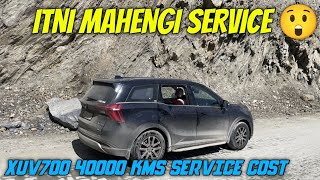 Mahindra XUV700 40000 Kms Service Cost  Vicky 0006 [upl. by Euton840]