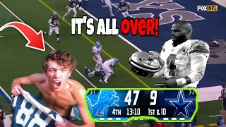 Cowboys Fan Reacts to Detroit Lions vs Dallas Cowboys  2024 Week 6 Game Highlights [upl. by Dniren]