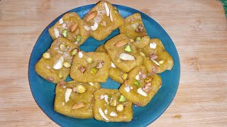 Homemade Besan Ki Barfi With No Special Ingredients  viralvideo viralrecipe kashmir recipe [upl. by Soinotna]