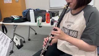 ｳｪｰﾊﾞｰ／ｸﾗﾘﾈｯﾄ協奏曲 第1番 ﾍﾞｰﾙﾏﾝ･ｶﾃﾞﾝﾂ／ 永田由奈 16才 ／Weber：Clarinet ConcNo1 Kadenz ／ Yuna NAGATA 16yo [upl. by Giamo704]